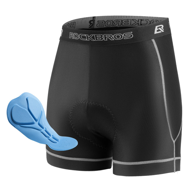 ROCKBROS Sports Men's Cycling Underwear Liner Shorts 3D Padded