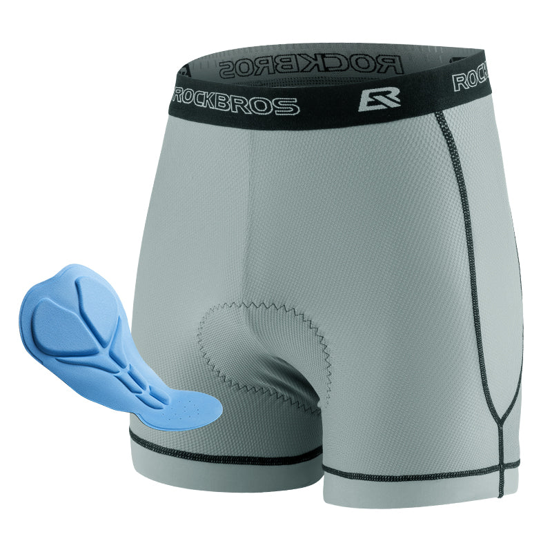 ROCKBROS Sports Men's Cycling Underwear Liner Shorts 3D Padded