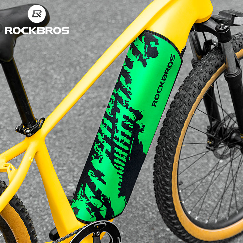ROCKBROS Neoprene Ebike Battery Cover  Wear  Dirt Resistant for Outdoor Use