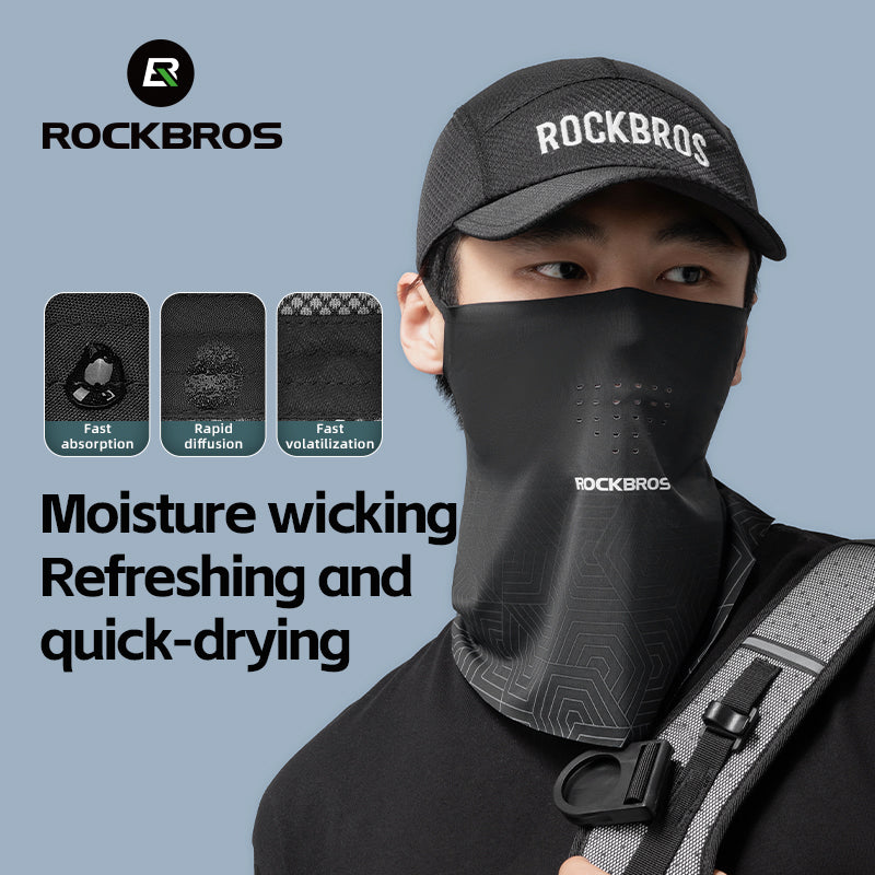 ROCKBROS Breathable Cycling Cap with Mesh and UV Protection for Summer