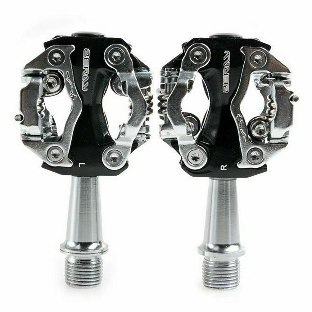ROCKBROS ZERAY Bike Pedals Self-locking Aluminum Alloy Mountain Bike SPD CR-MO Pedals - ROCKBROSUSA