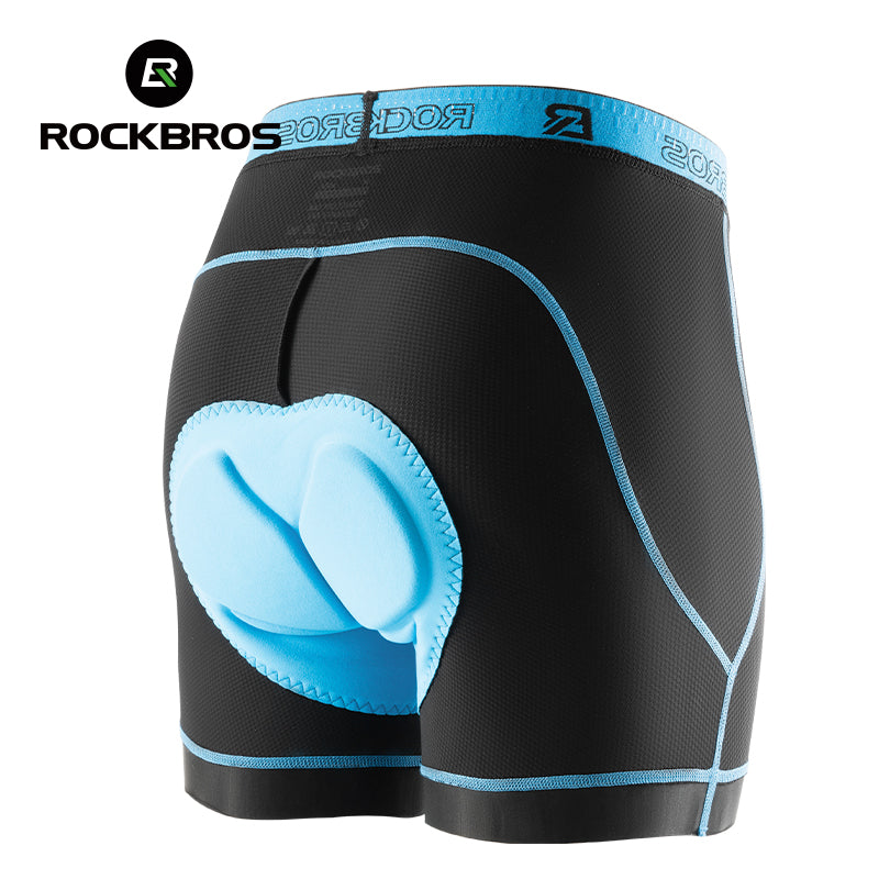 ROCKBROS Sports Men's Cycling Underwear Liner Shorts 3D Padded