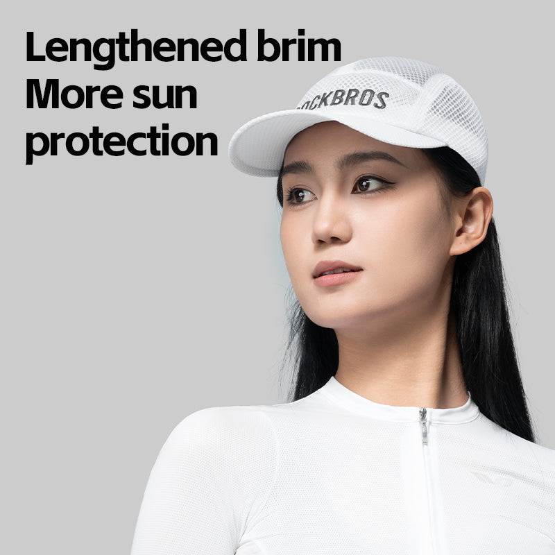 ROCKBROS Breathable Cycling Cap with Mesh and UV Protection for Summer