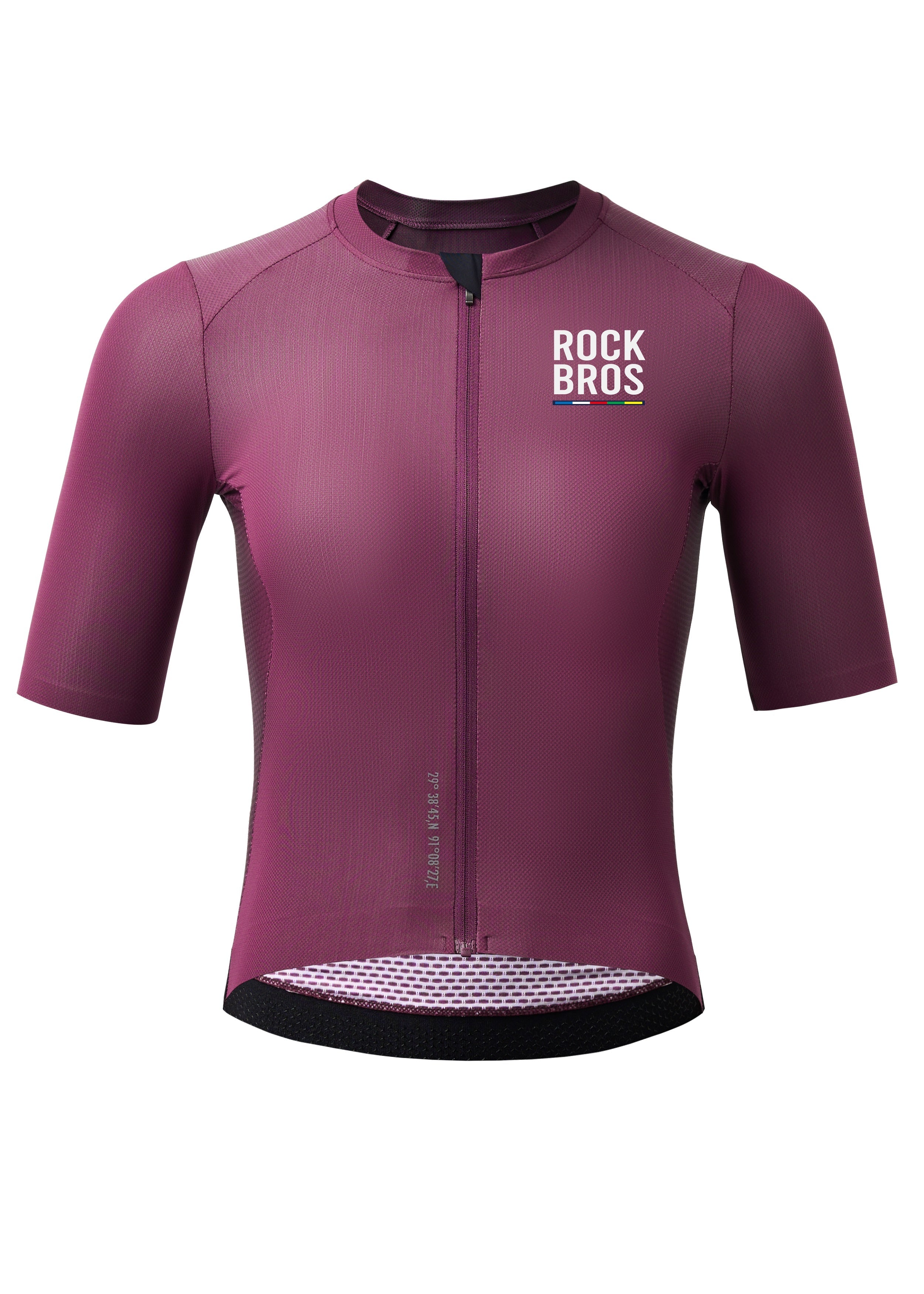 ROCKBROS Road-to-Sky Women's Cycling Short-Sleeved Jersey #Color_Purple