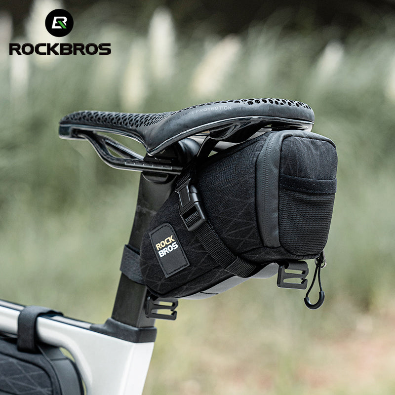Juego de bolsas combinadas para bicicleta ROCKBROS, juego de bolsas para tubo superior/triángulo/sillín para ciclismo