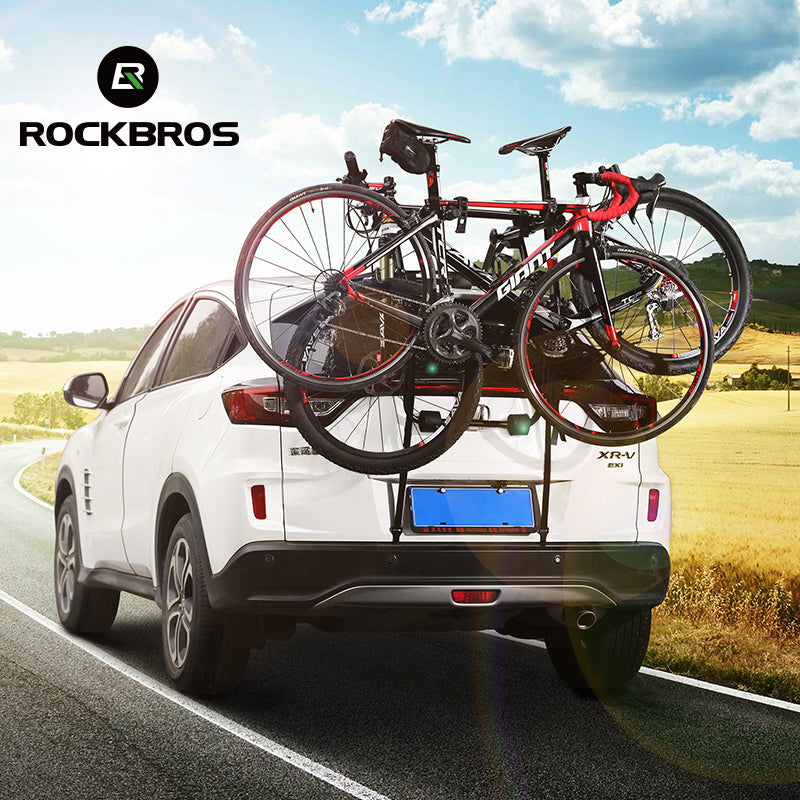 ROCKBROS Cycling Ourdoors Rack Car Rear Bike Rack Portable Outdoors