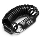 ROCKBROS Candado de cable para bicicleta, combinación, 1,8 m de largo, portátil, antirrobo