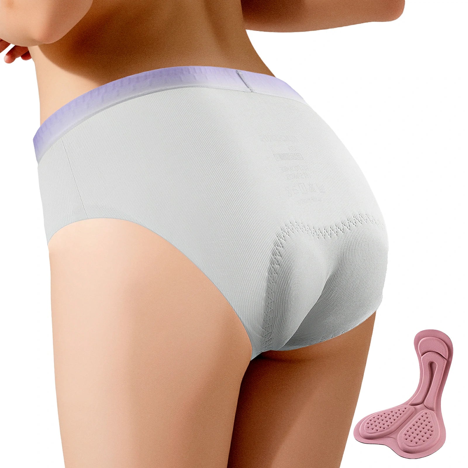 Ropa Interior de Ciclismo Acolchada 4D para Mujer ROCKBROS