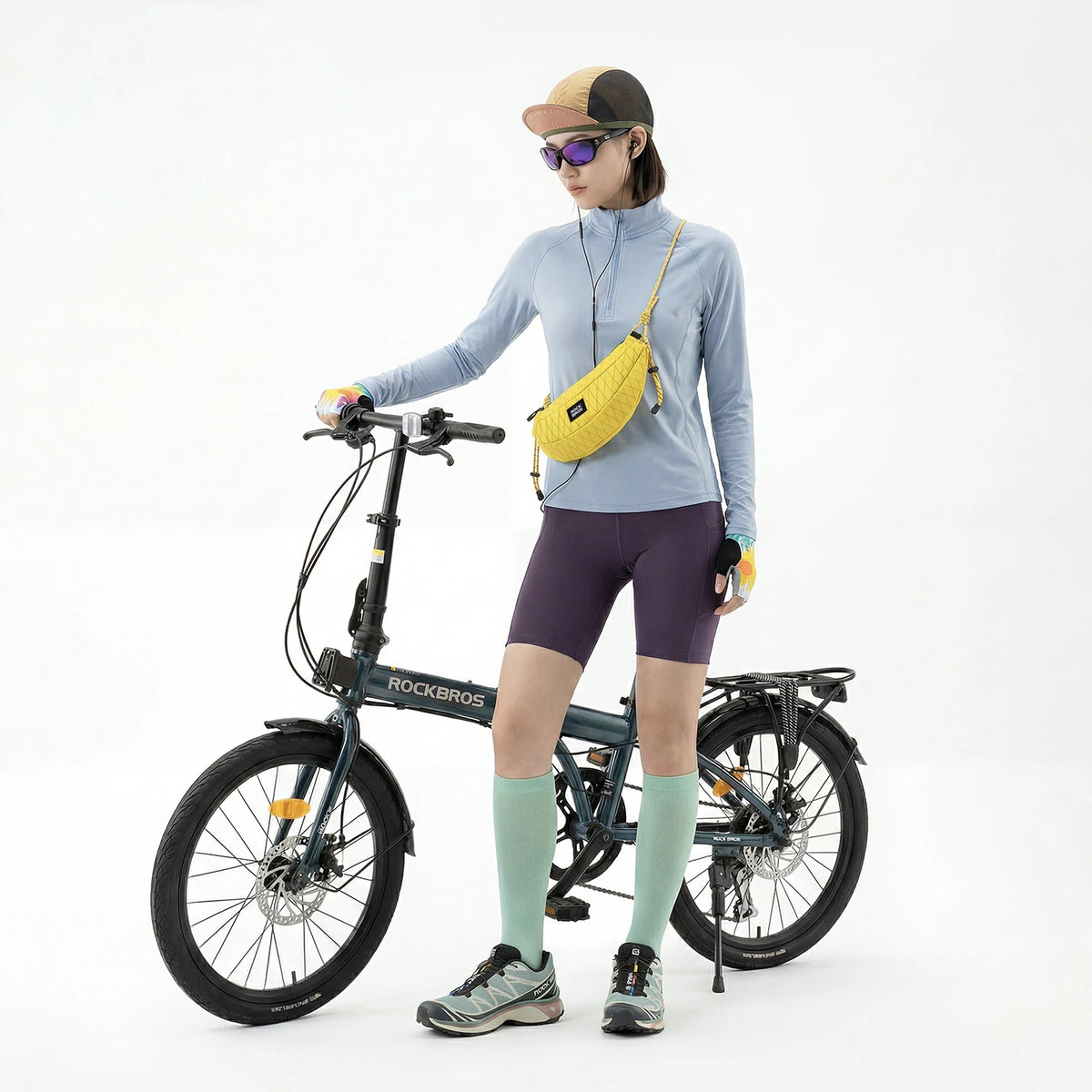 Bolsa de manillar Banana Bike, bolsa cruzada ligera para ciclismo de 1.8 L