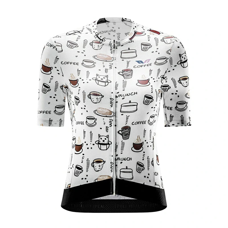 TVI ROCKBROS  Elements Print Female Cycling Top Short-Sleeved Jersey