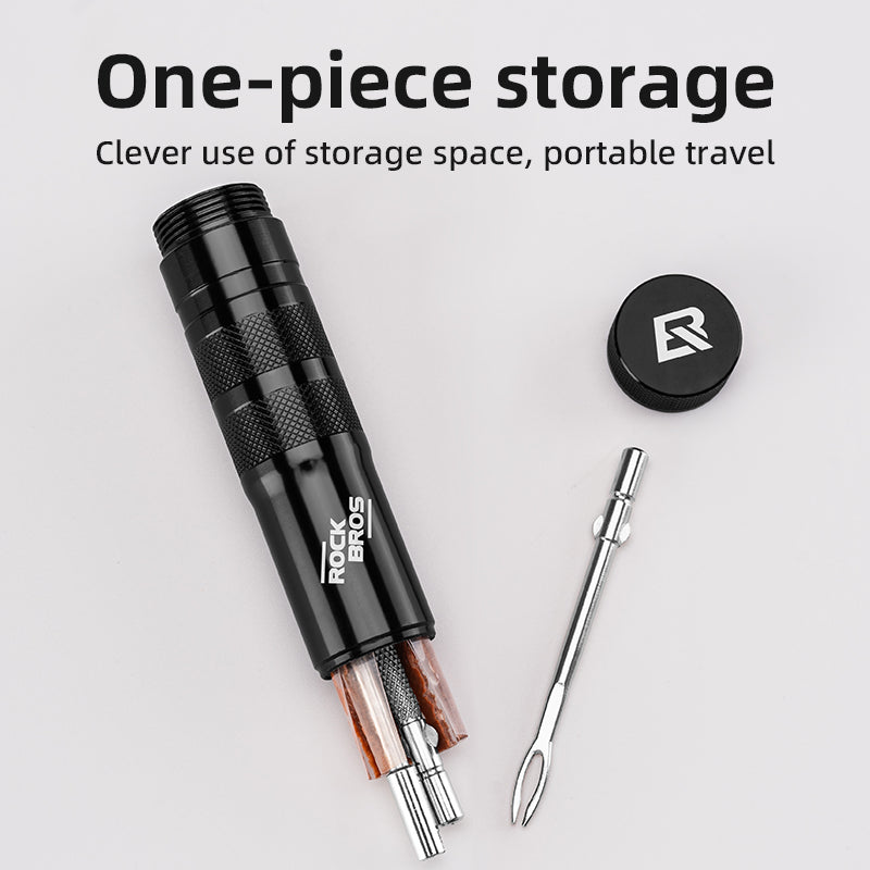 ROCKBROS Vacuum Aluminum Alloy Tire Repair Tool Compact  Portable
