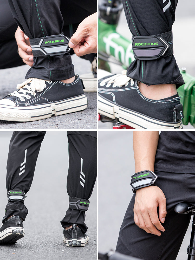 ROCKBROS High Brightness Reflective Trouser Band Adjustable Elastic