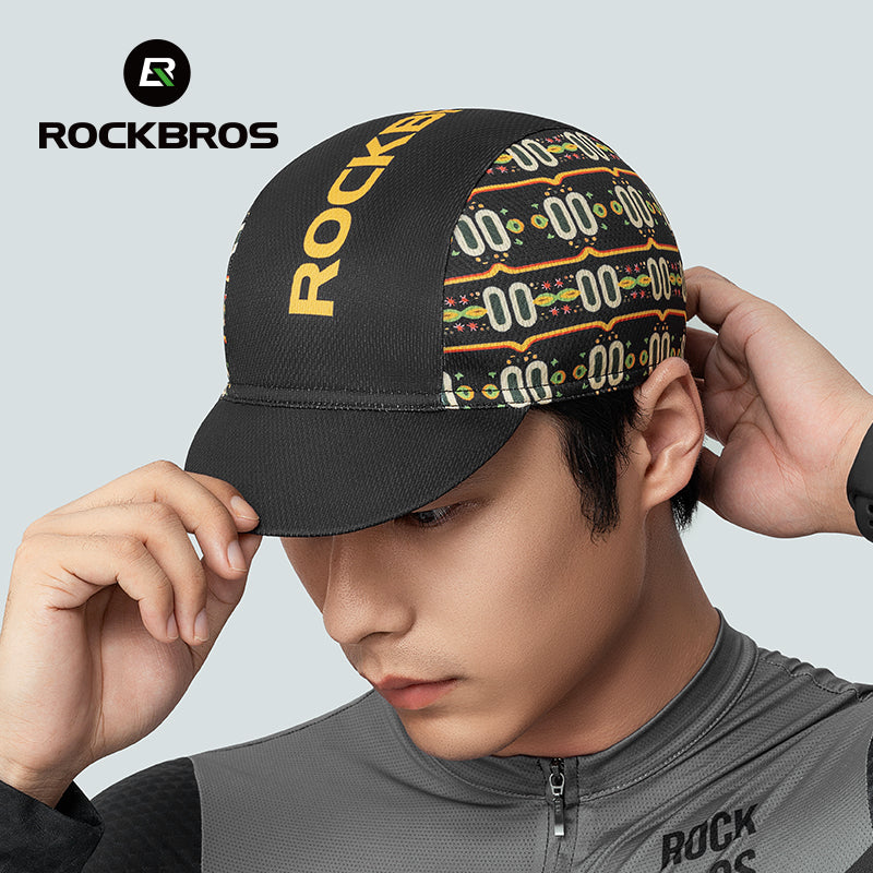 ROCKBROS Lightweight Frog Cycling Cap Breathable, UV Protection, Flip-up Brim Helmet Compatible