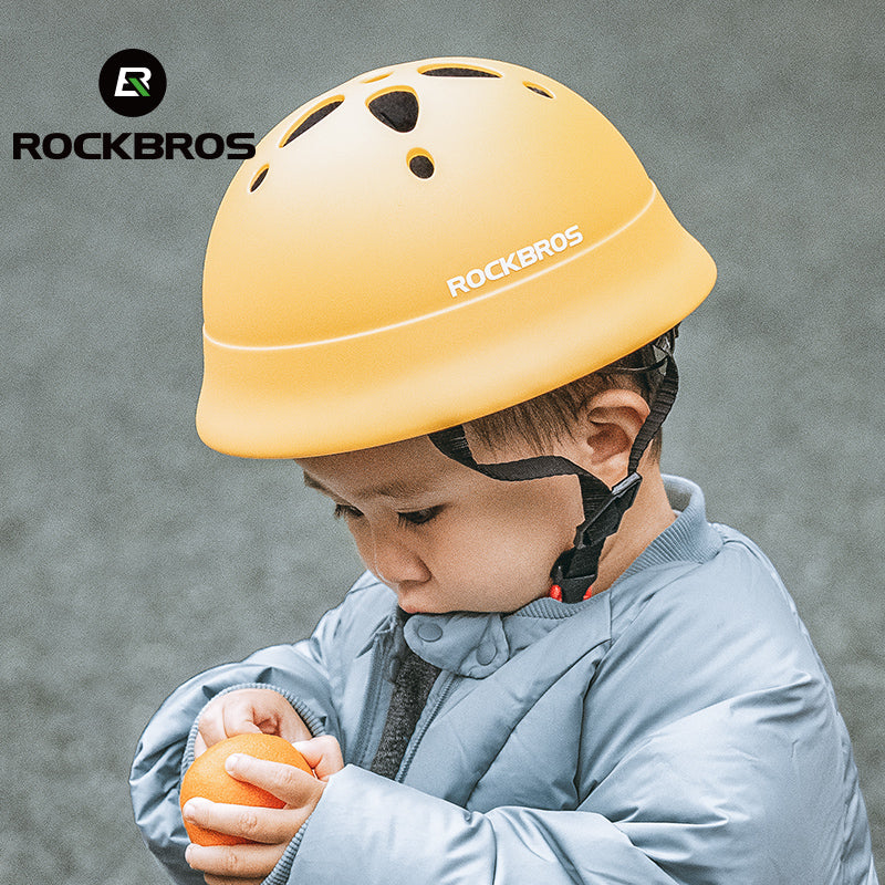 ROCKBROS Safety Skateboard Helmet Child Riding Lightweight Bike Adjustable Lovely EPS