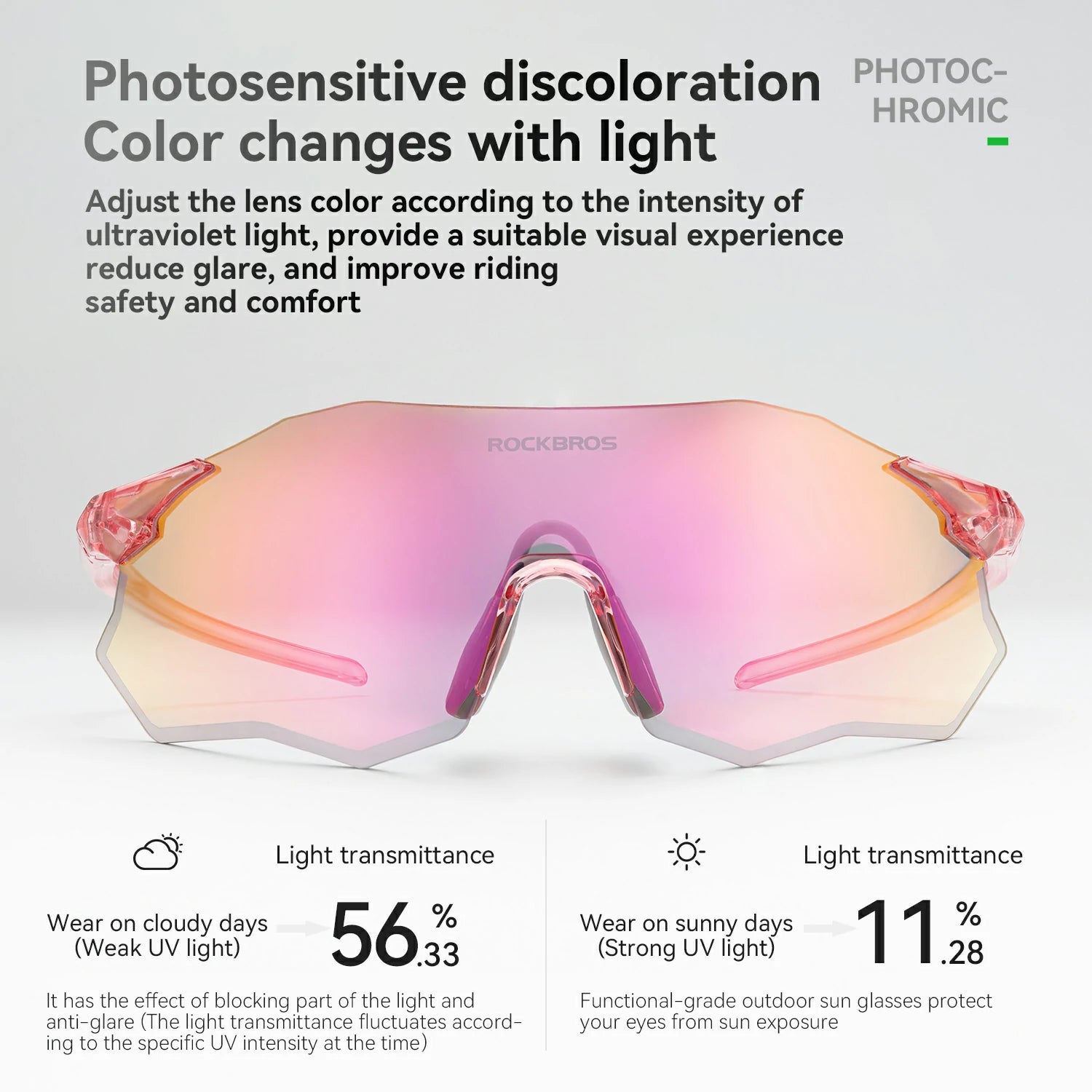 Gafas de sol de ciclismo polarizadas duraderas con protección UV400