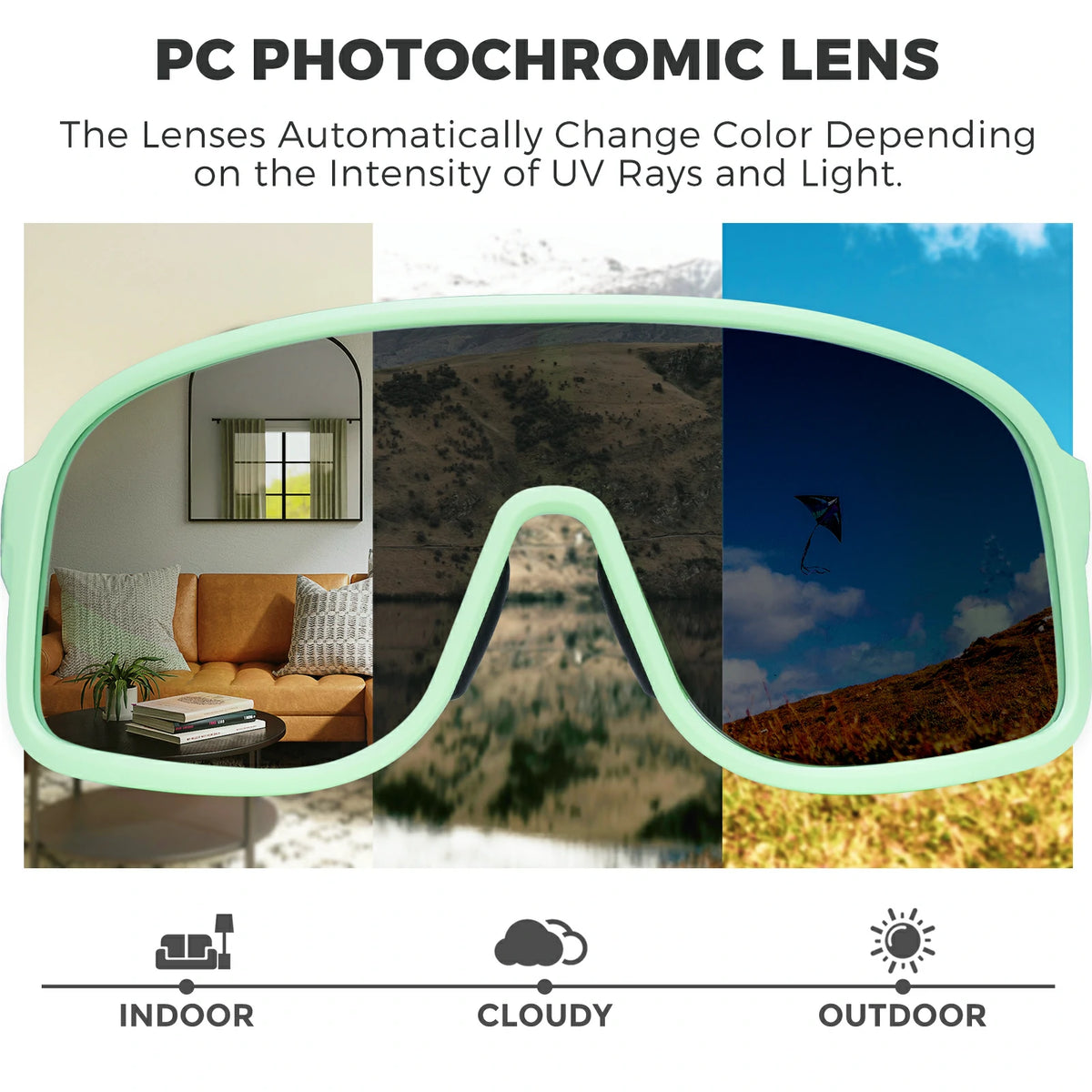 #color_Cyan Blue(Photochromic lens)