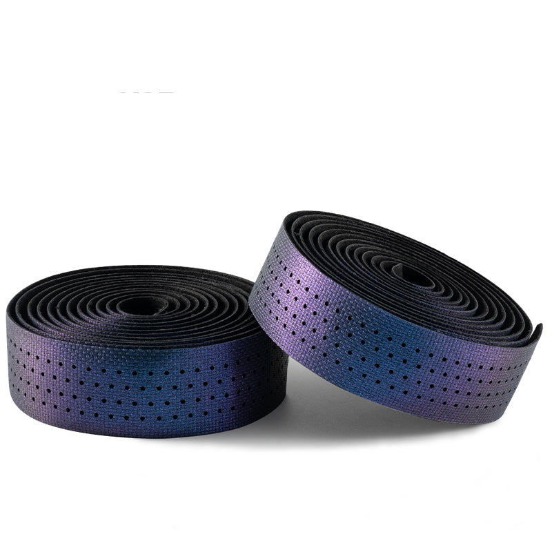 Cinta de manillar de silicona PU ROCKBROS para bicicleta, suave, transpirable, para bicicleta de carretera, absorción de impactos, antideslizante, envoltura para manillar de bicicleta de gravel, cinta de manillar de carretera
