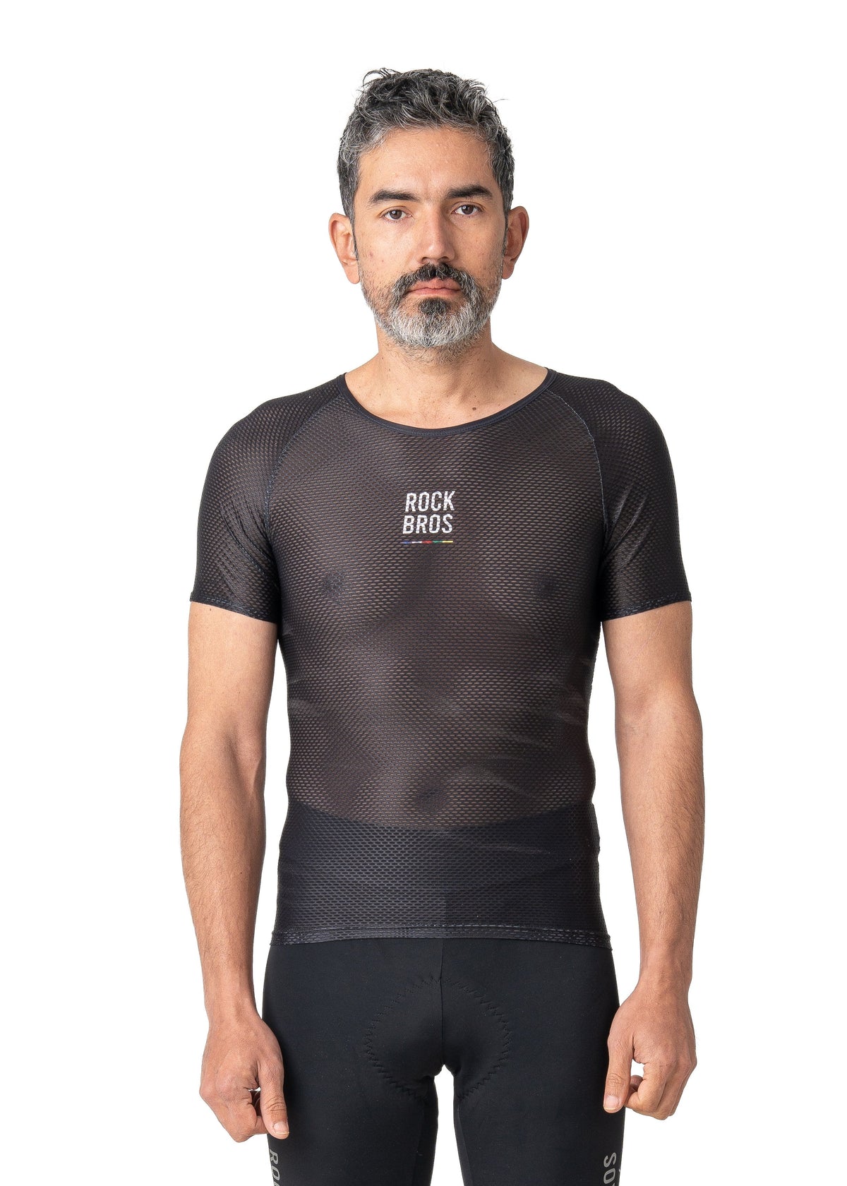 ROCKBROS Road-to-Sky Cycling Short-Sleeved Base Layer #Color_Black