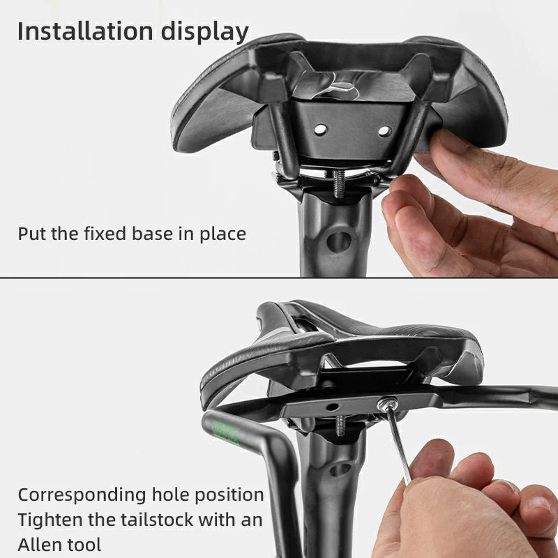 Multifunction Saddle Rail Rear Rack