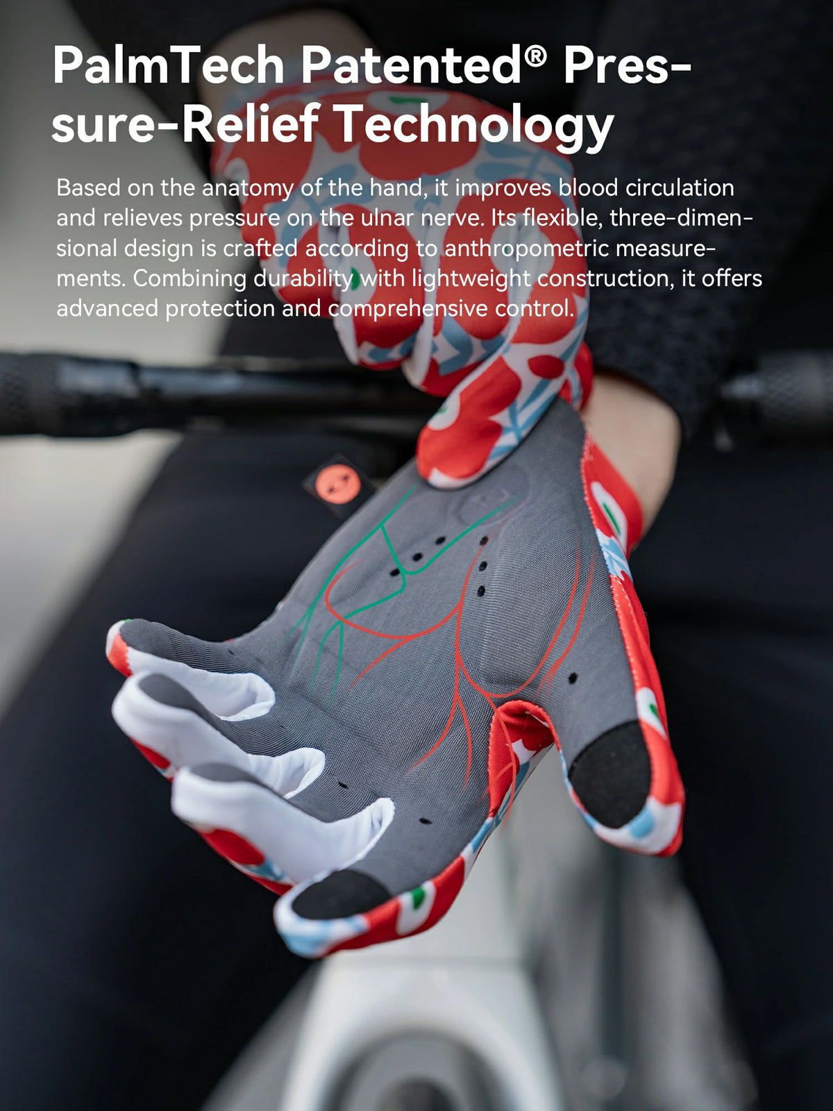 Full Finger Cycling Gloves, Touch‑Screen Thin Summer Bike Gloves
