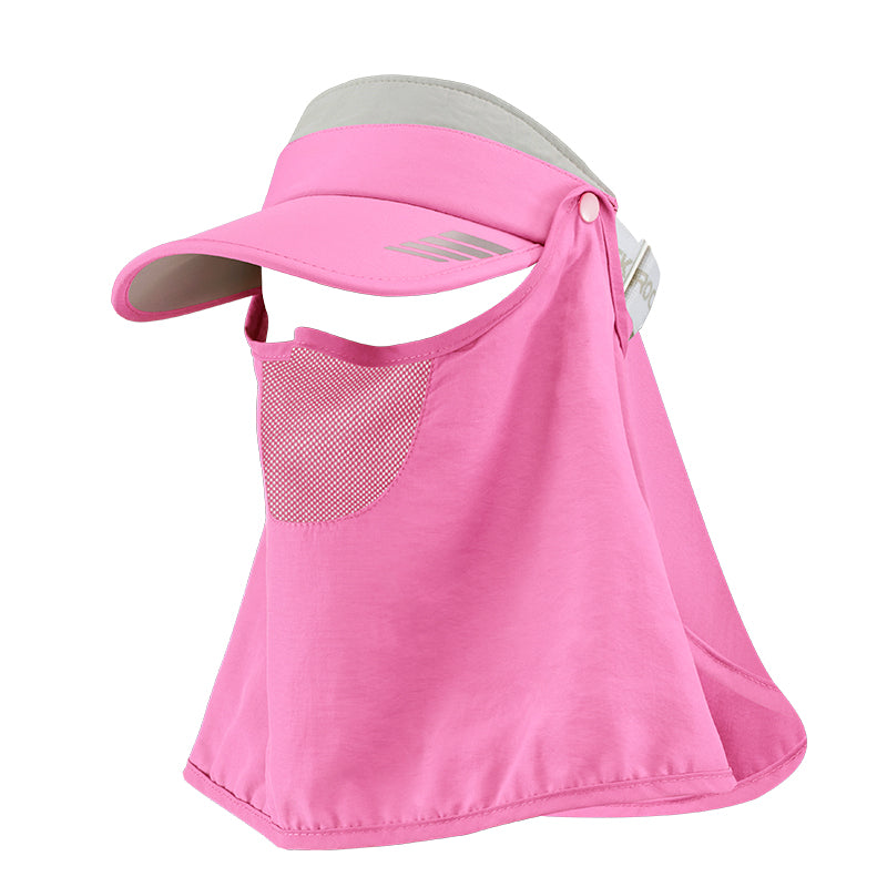 ROCKBROS Ice Silk Full Face Sunhat 360° Anti-UV Adjustable Hiking Fishing Cap