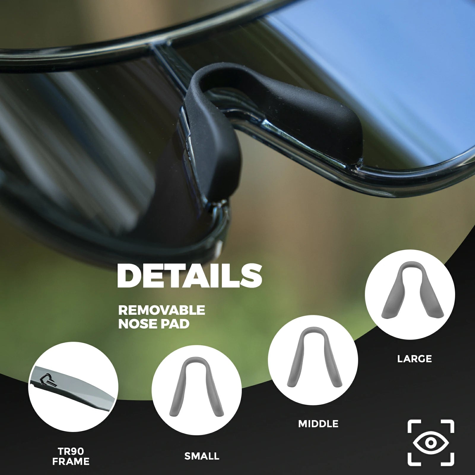 Gafas de sol polarizadas fotocromáticas para ciclismo