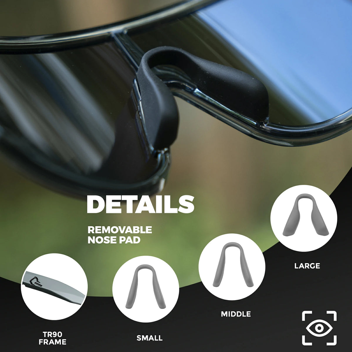 Gafas de sol polarizadas fotocromáticas para ciclismo