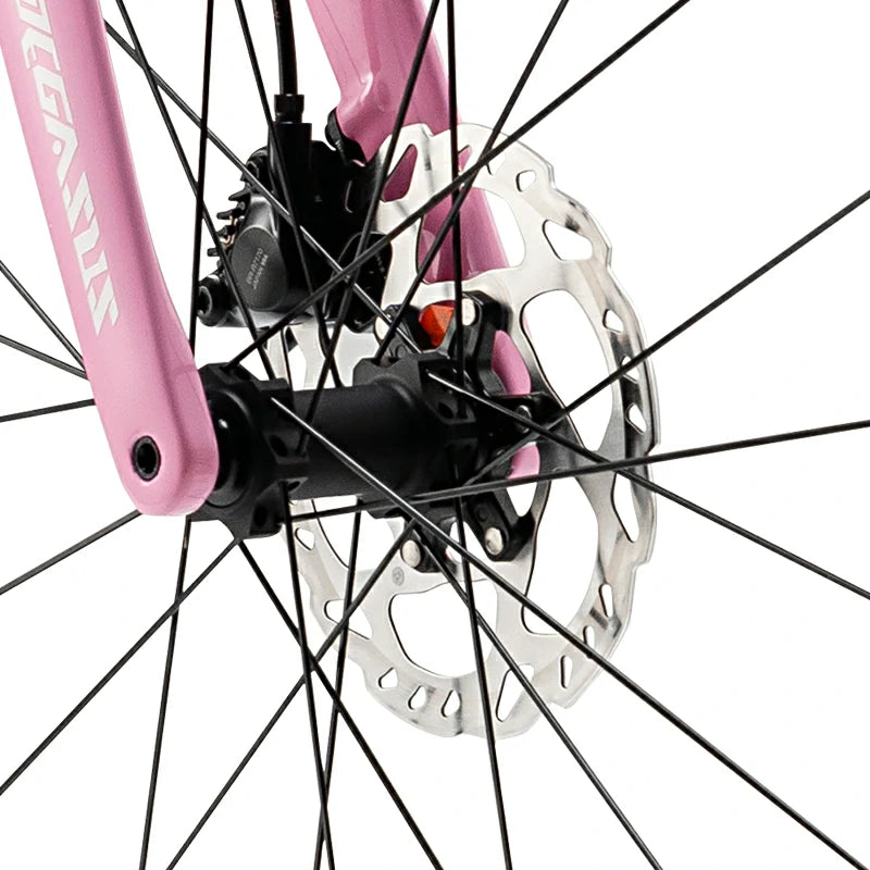 PGZ - Bicicleta de carretera de fibra de carbono – Rosa