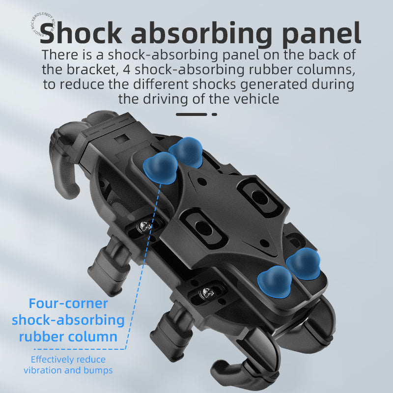 ROCKBROS Metal Bicycle Phone Holder - Universal Shockproof Mount - ROCKBROSUSA
