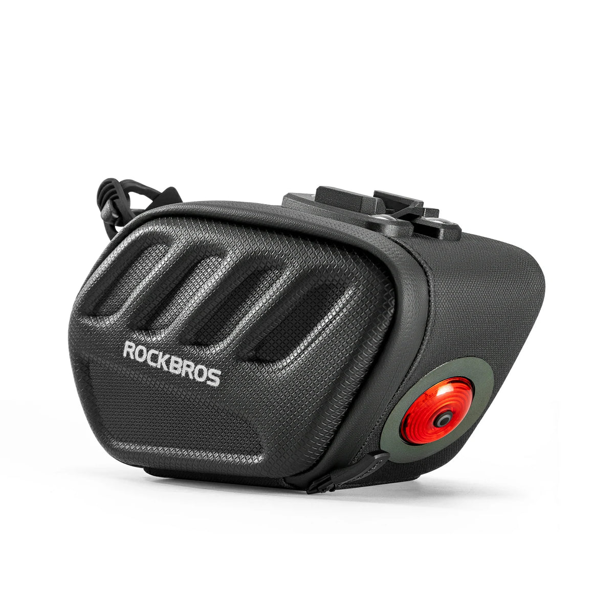 ROCKBROS 3D Shell Saddle Bike Seat Bag with Light Tail