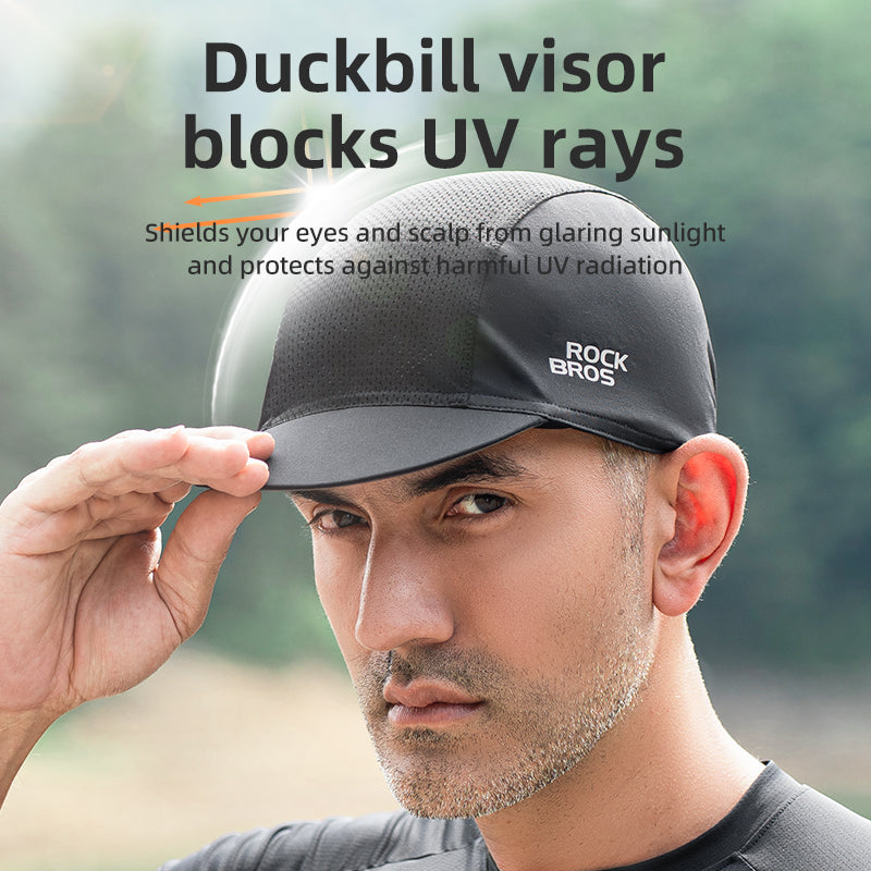 ROCKBROS Summer Sun Protection Hat with Colorful Gradient Design