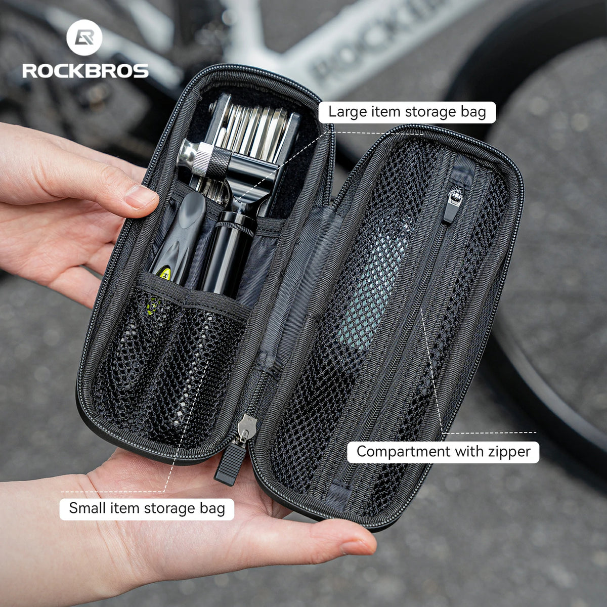 ROCKBROS Portable Bicycle Tool Storage Can