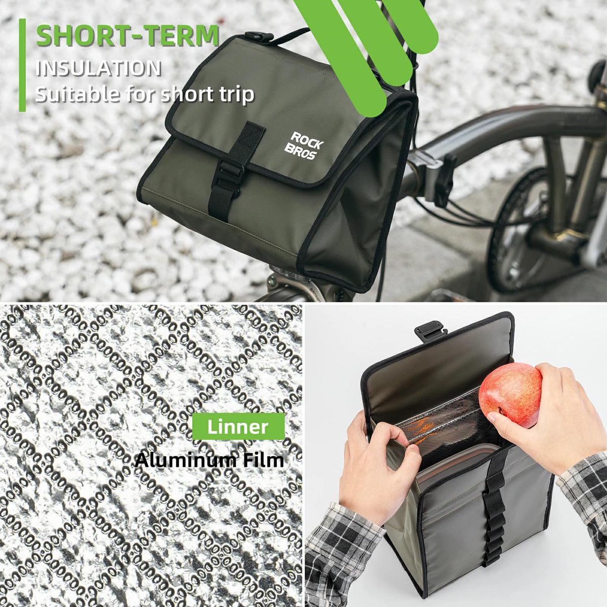 ROCKBROS Bike Bag 4L-7L for Brompton Folding Bike