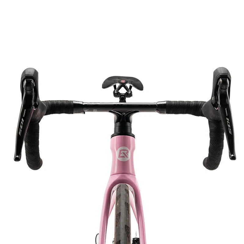 PGZ - Bicicleta de carretera de fibra de carbono – Rosa