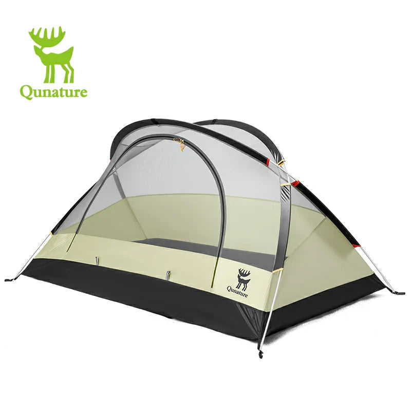Carpa Qunature Impermeable con Varillas Ligeras de Aluminio, Fácil de Montar para Acampar