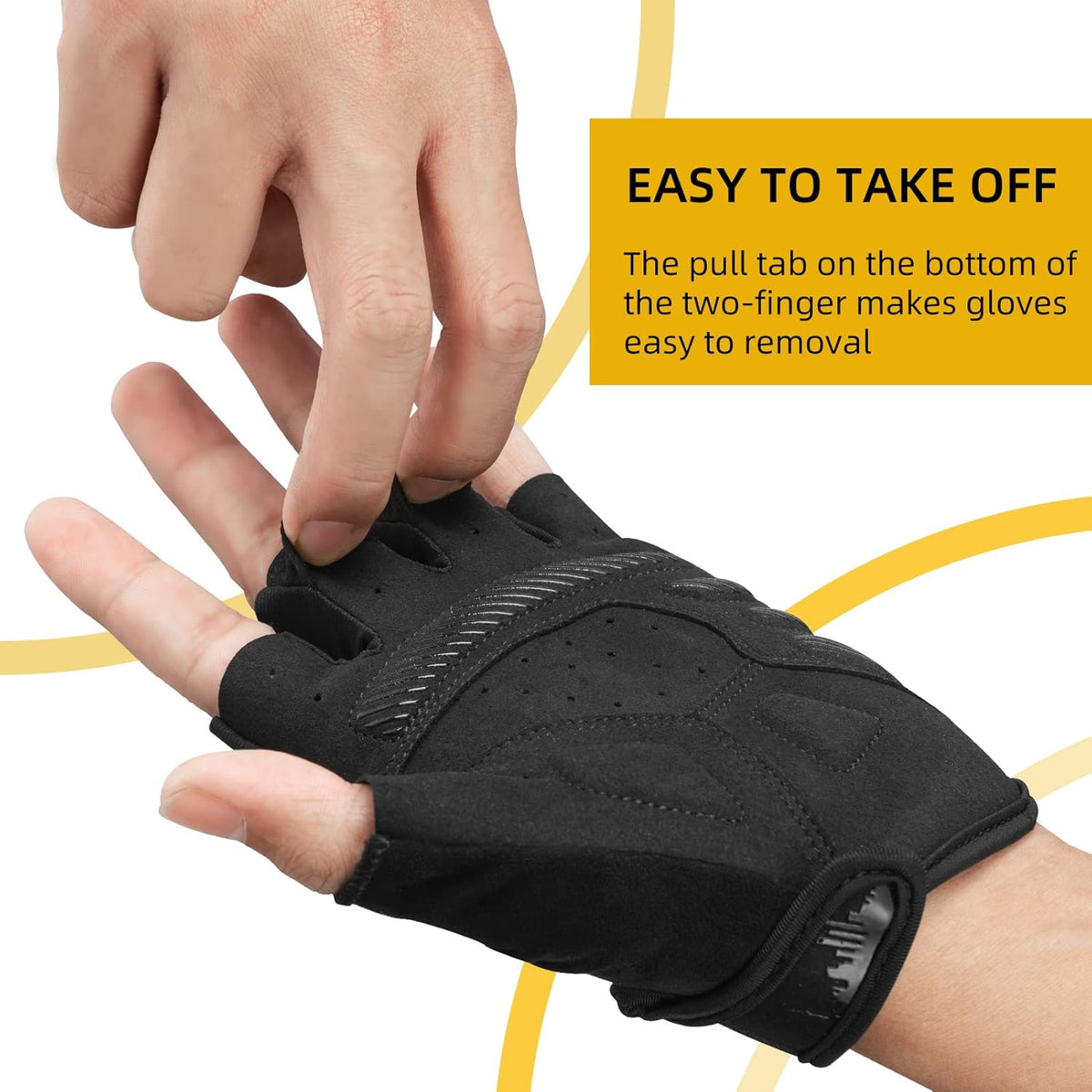 ROCKBROS Cycling Gloves Shock Absorbing Breathable - ROCKBROS