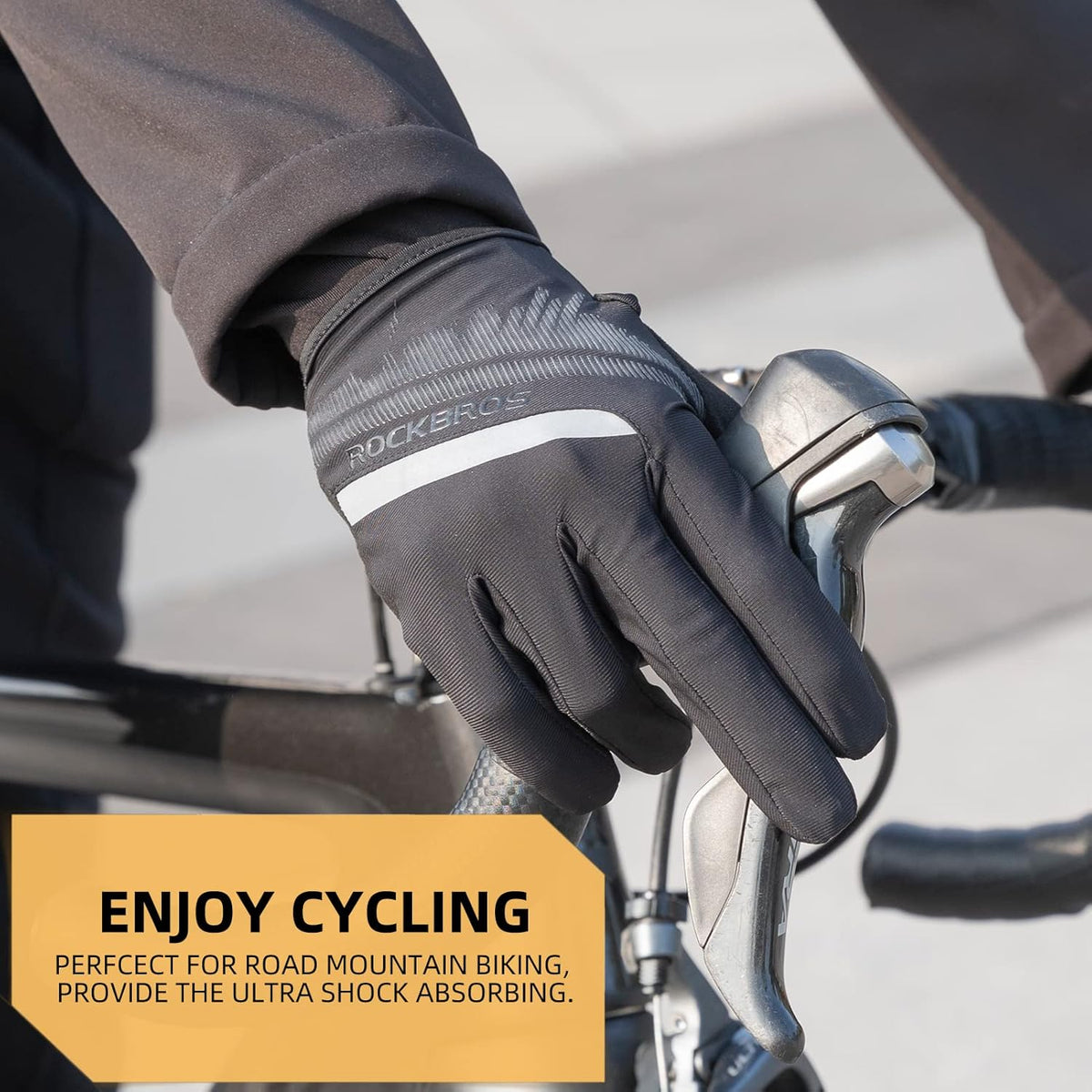 ROCKBROS Cycling Gloves Shock Absorbing Breathable - ROCKBROS