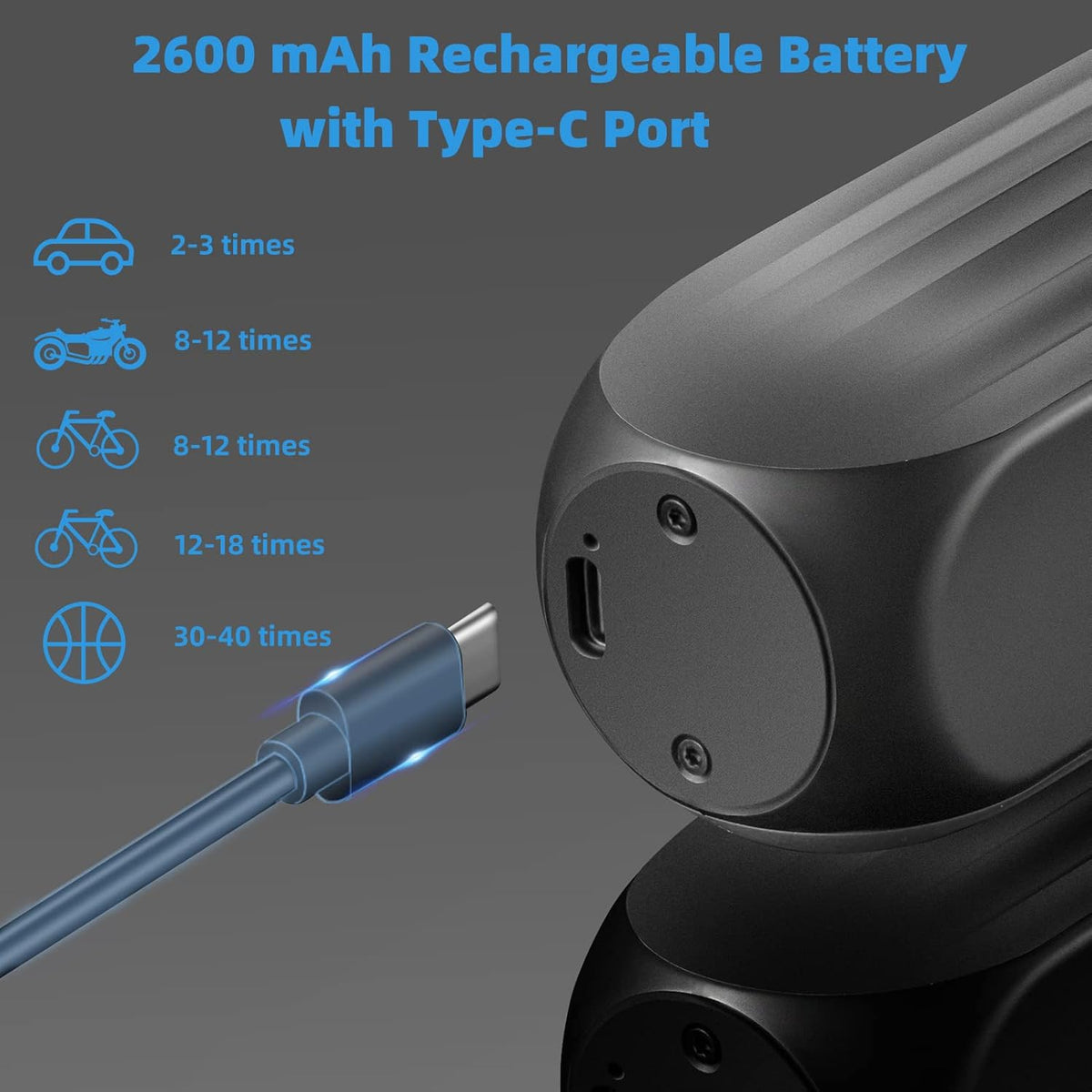 ROCKBROS A10 Electric Bike Tire Pump 150 Psi Inflator Portable Air Compressor - ROCKBROS