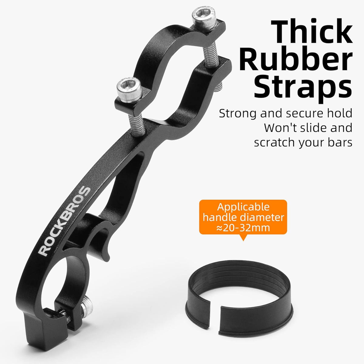 ROCKBROS Bike Handlebar Extender Double Lightweight Durable - ROCKBROS