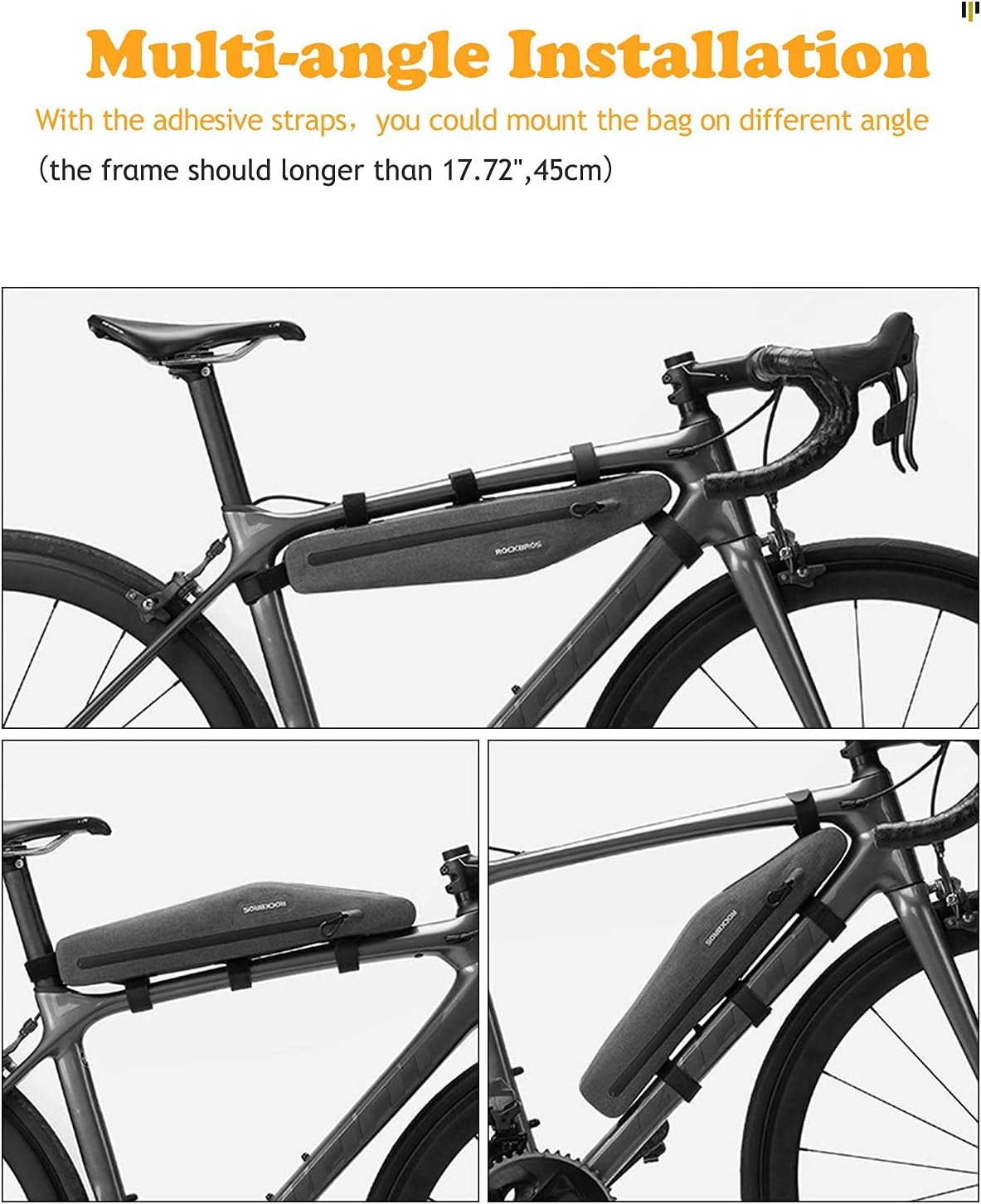 ROCKBROS Triangle Bag Waterproof Cycling Pouch 1.5 L Classified Capacity - ROCKBROS