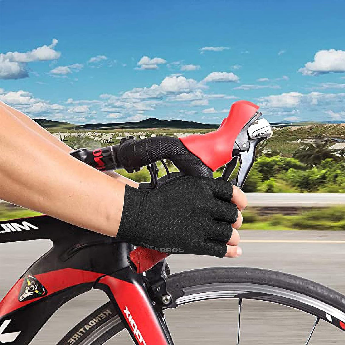 ROCKBROS Cycling Gloves  Anti-Slip Breathable - ROCKBROS