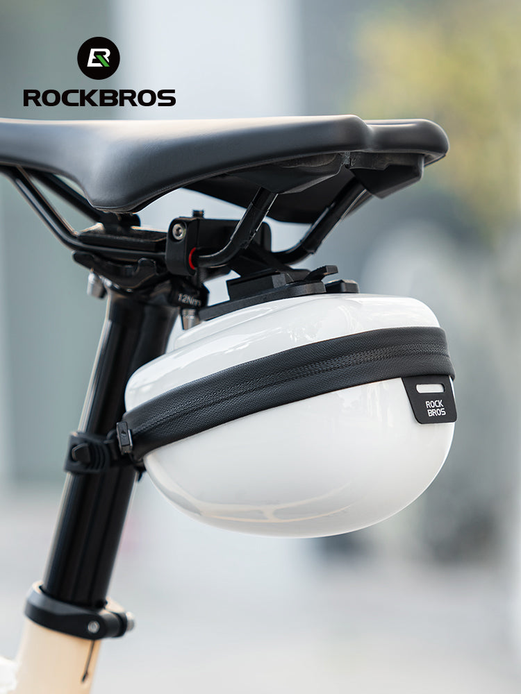 ROCKBROS 0.4L Hard Shell Bicycle Tailbag Lightweight Convenient Portable Saddle Bag