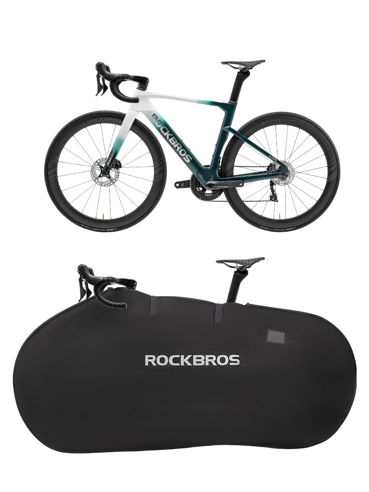 ROCKBROS Bolsa de transporte para bicicleta Bolsa de almacenamiento impermeable Bicicleta de carretera 26'' Bolsa de transporte MTB