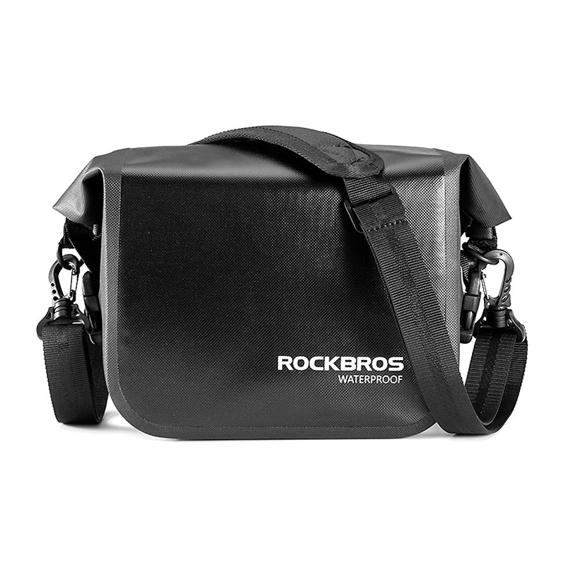 ROCKBROS Waterproof Bicycle Bag Folding Bike Front Basket Shoulder Pack Handlebar Bag