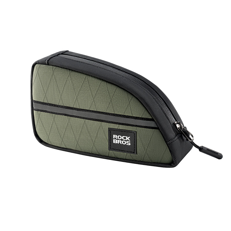 ROCKBROS Bicycle Top Tube Bag Bike Front Frame Bag Waterproof Nylon Pouch Pack 0.9L