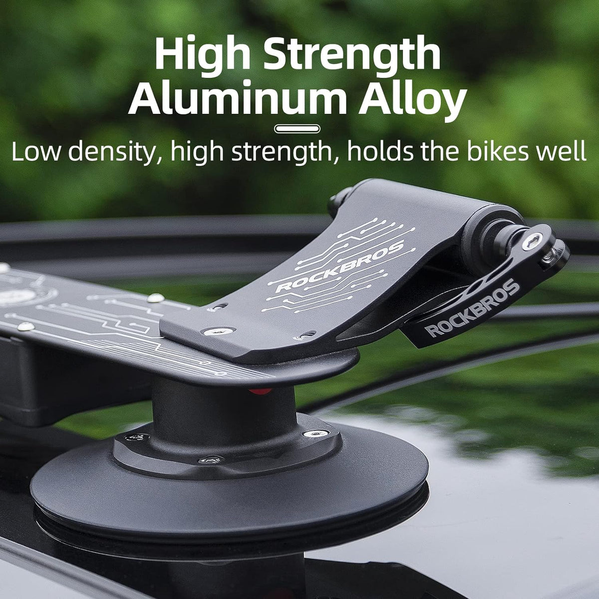 ROCKBROS Electric Suction Cup Bike Rack for 1-3 Bikes Safe Mount - ROCKBROS