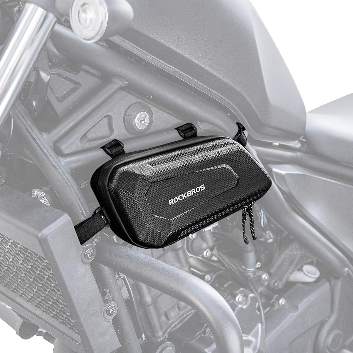 ROCKBROS EVA Hard Shell Motorcycle Tool Bag - Water-Resistant Triangle Side Bag - ROCKBROS