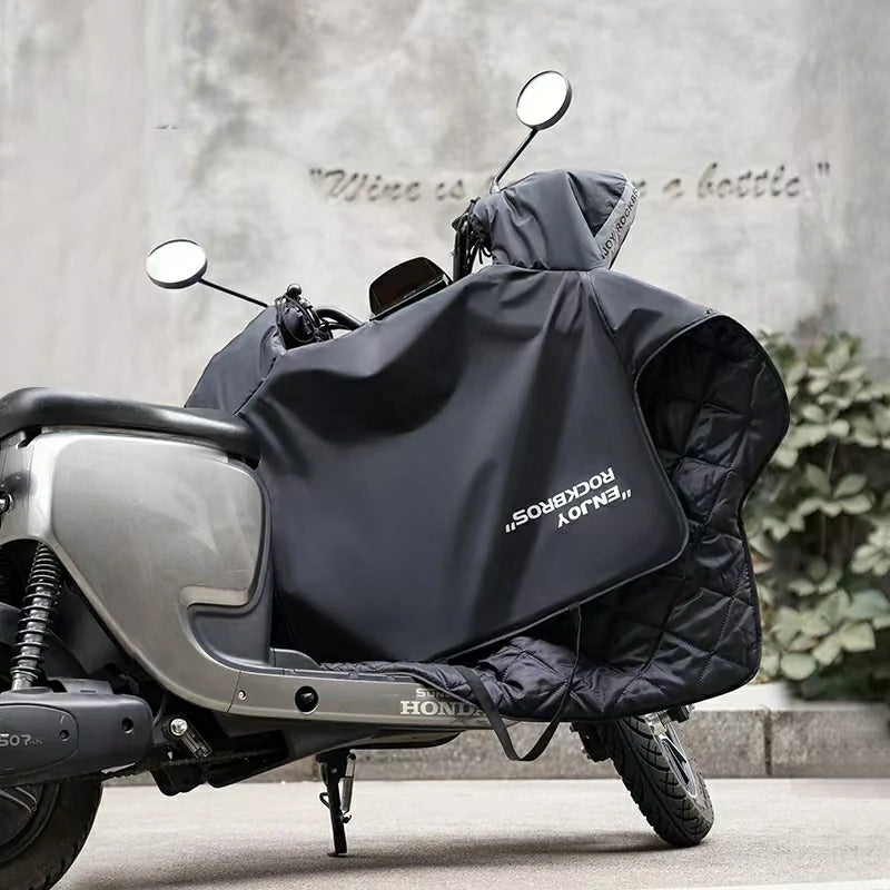ROCKBROS Winter Electric Scooter Handlebar Muff Windproof Waterproof Leg Cover