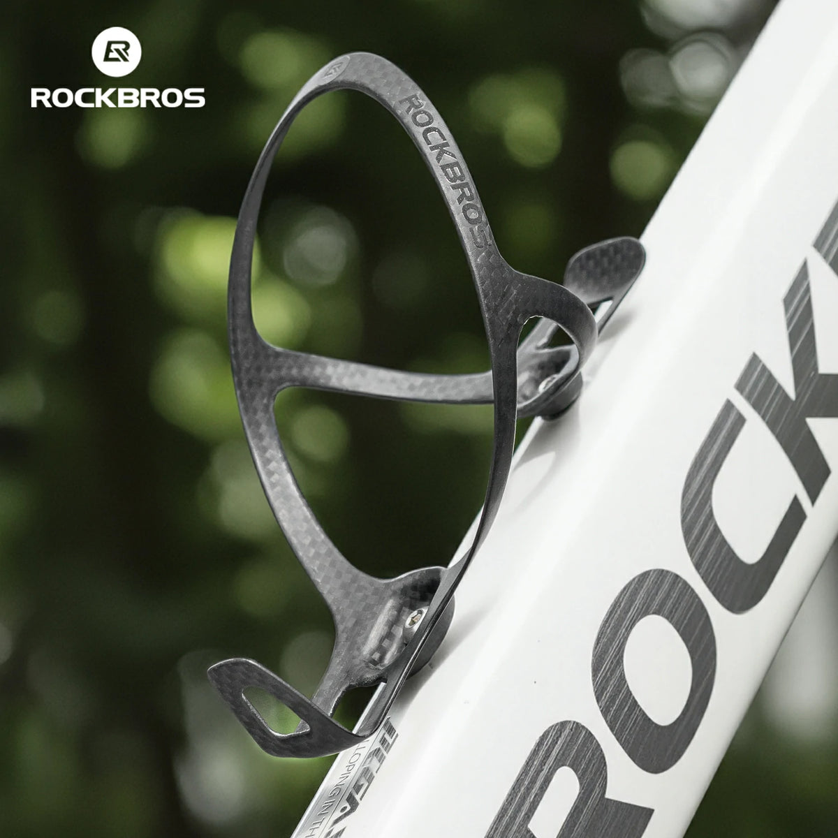 ROCKBROS 100% Carbon Fiber  13g Ultra-Light Bike Water Bottle Holder