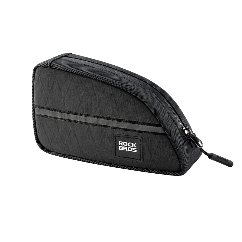 ROCKBROS Bicycle Top Tube Bag Bike Front Frame Bag Waterproof Nylon Pouch Pack 0.9L